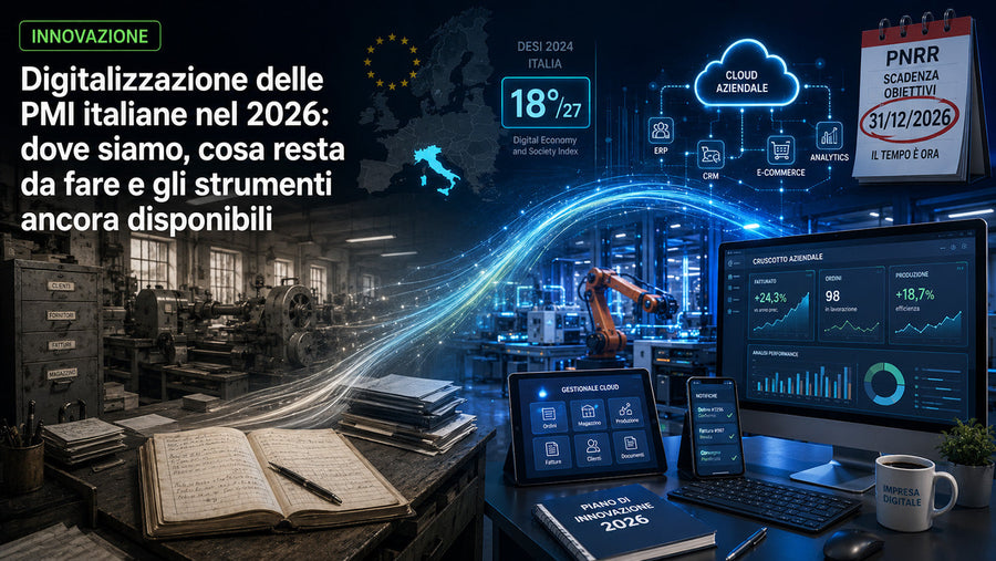 Digitalizzazione delle PMI italiane nel 2026: dove siamo, cosa resta da fare e gli strumenti ancora disponibili
