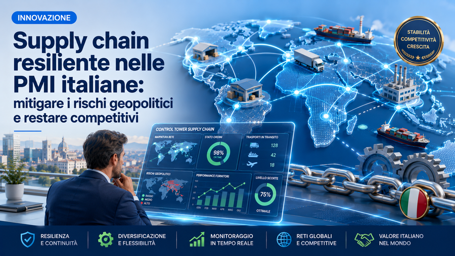 Supply chain resiliente nelle PMI italiane: mitigare i rischi geopolitici e restare competitivi