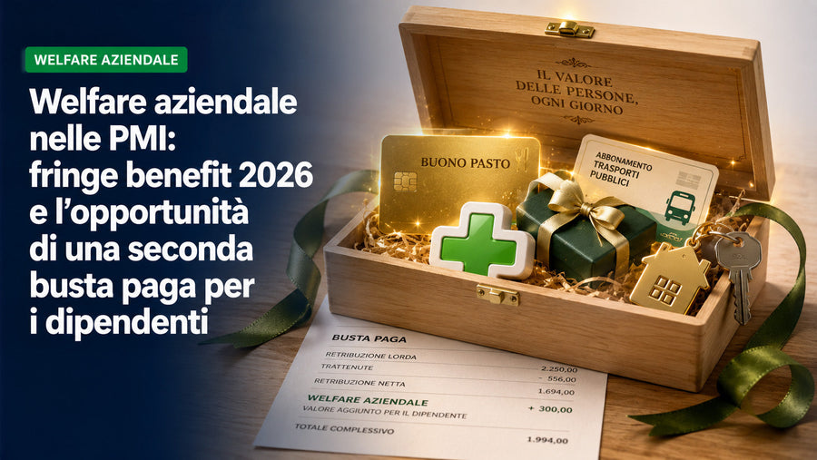 Welfare aziendale nelle PMI: fringe benefit 2026 e l'opportunità di una seconda busta paga per i dipendenti