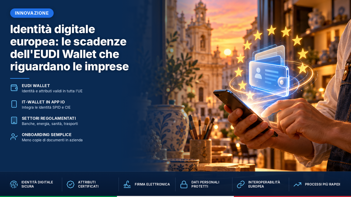 Identità digitale europea: le scadenze dell'EUDI Wallet che riguardano le imprese