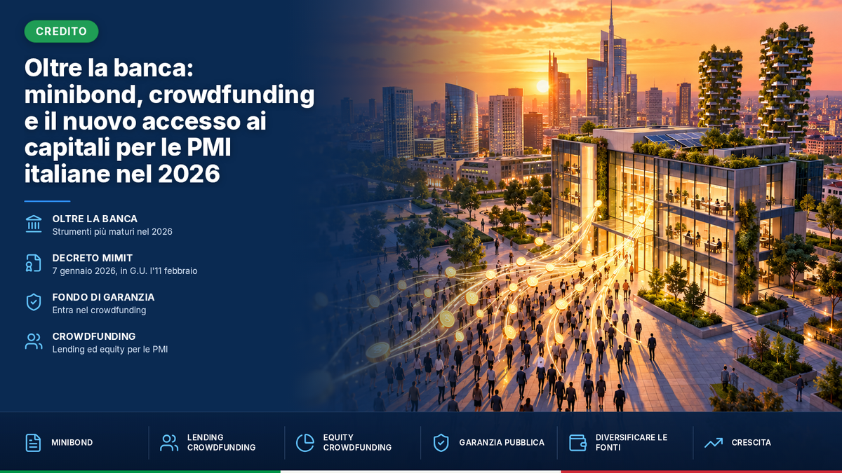 Oltre la banca: minibond, crowdfunding e il nuovo accesso ai capitali per le PMI italiane nel 2026