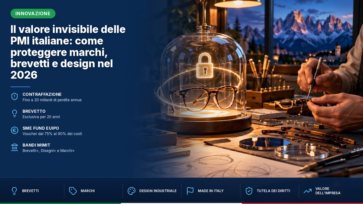 Il valore invisibile delle PMI italiane: come proteggere marchi, brevetti e design nel 2026