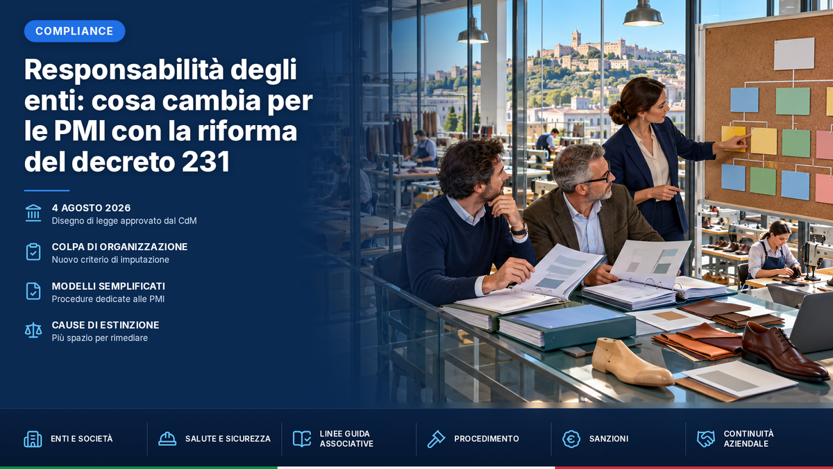 Responsabilità degli enti: cosa cambia per le PMI con la riforma del decreto 231